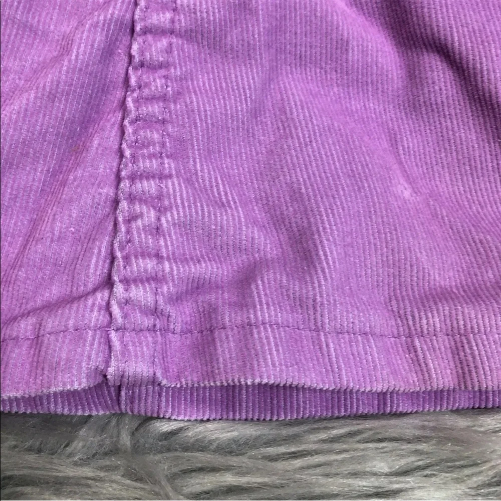 Vintage Oshkosh Bgosh Toddler Girls Purple Corduroy Jumper Dress